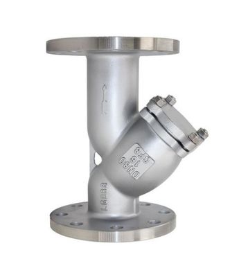 Полный сертификат Нержавеющая сталь SS304 SS316 PN16 фланцевый Y-цельник для отводных клапанов