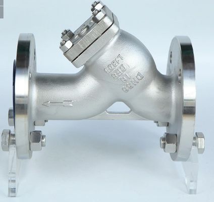 Материал корпуса DI Нержавеющая сталь CF8/CF8M PN16 с флангетом и натяжкой с опорой