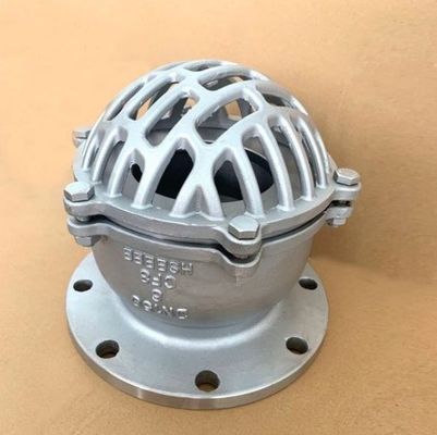 DN150 PN16 GGG50 Дюктильный железный футовый клапан с нержавеющей сталью