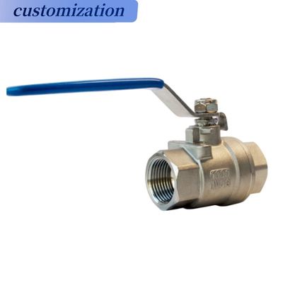 Углеродная нержавеющая сталь 2PC плавучий/Trunnion шаровой клапан Pn16 для газа, воды, нефти промышленности