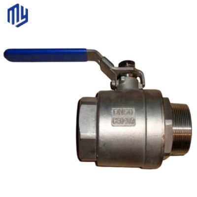 1000psi Bsp Thread 1/2 "SS304/316L 2PCS нержавеющий сталь шаровой клапан для очистки воды