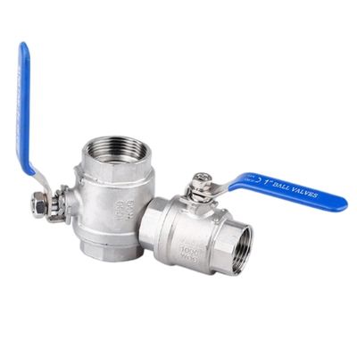 Настройка 1/2" Ss 304 316L 2PCS 3PC нержавеющей стали шаровой клапан для управления водой