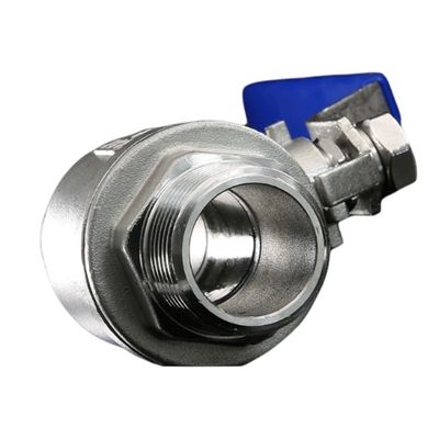 Настройка 1/2 "Сталевой шаровой клапан Pn10 с 2PCS дизайн и PN10 давление