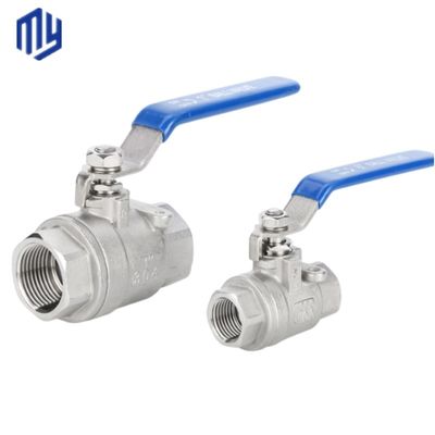 Настройка 1/2 "Сталевой шаровой клапан Pn10 с 2PCS дизайн и PN10 давление