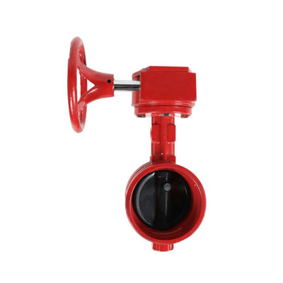 Ручной нержавеющий сталь Worm Gear Lug Butterfly Sanitary Valve с структурой диафрагмы